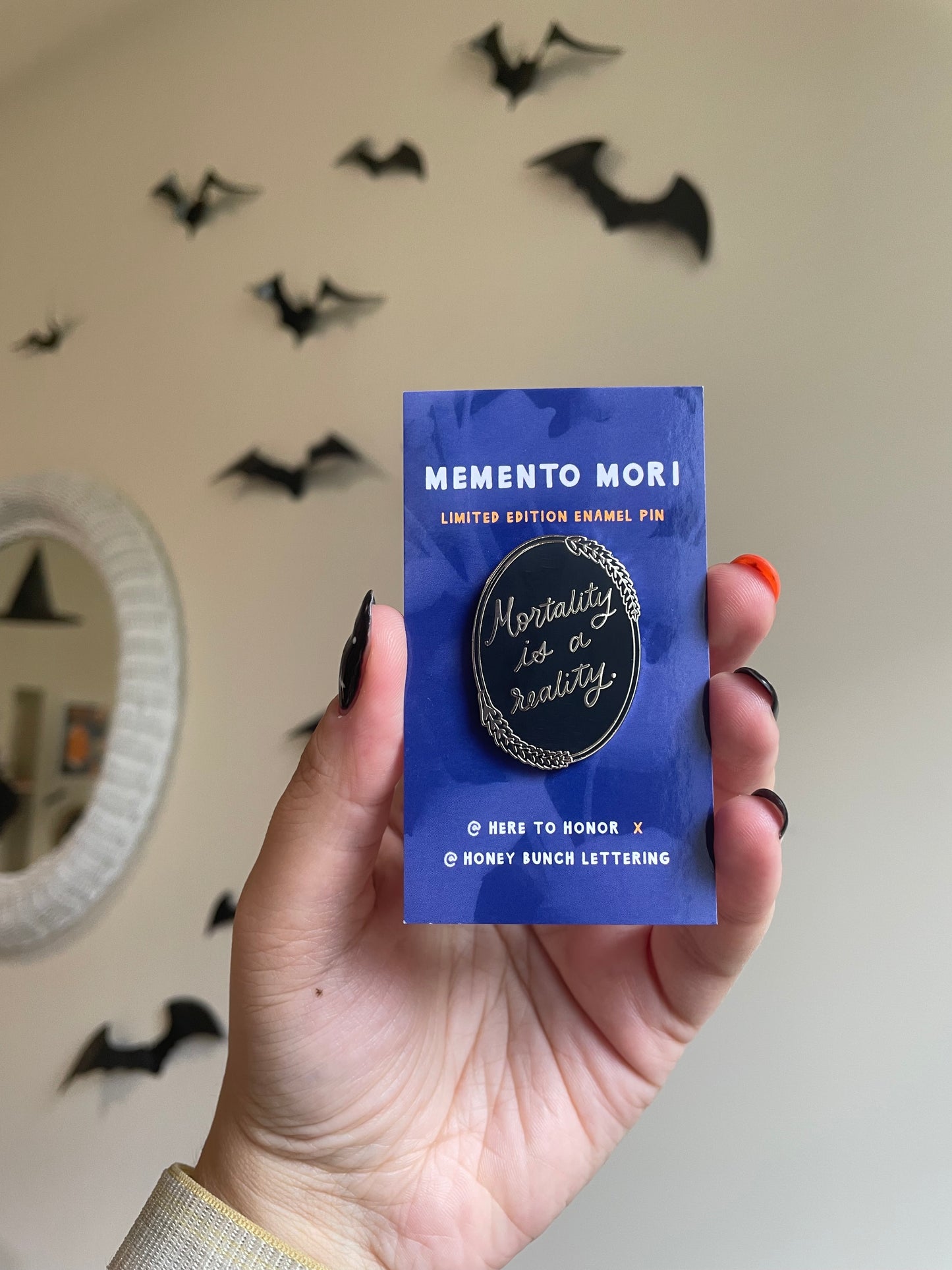 Mortality Is A Reality - Hard Enamel Pin