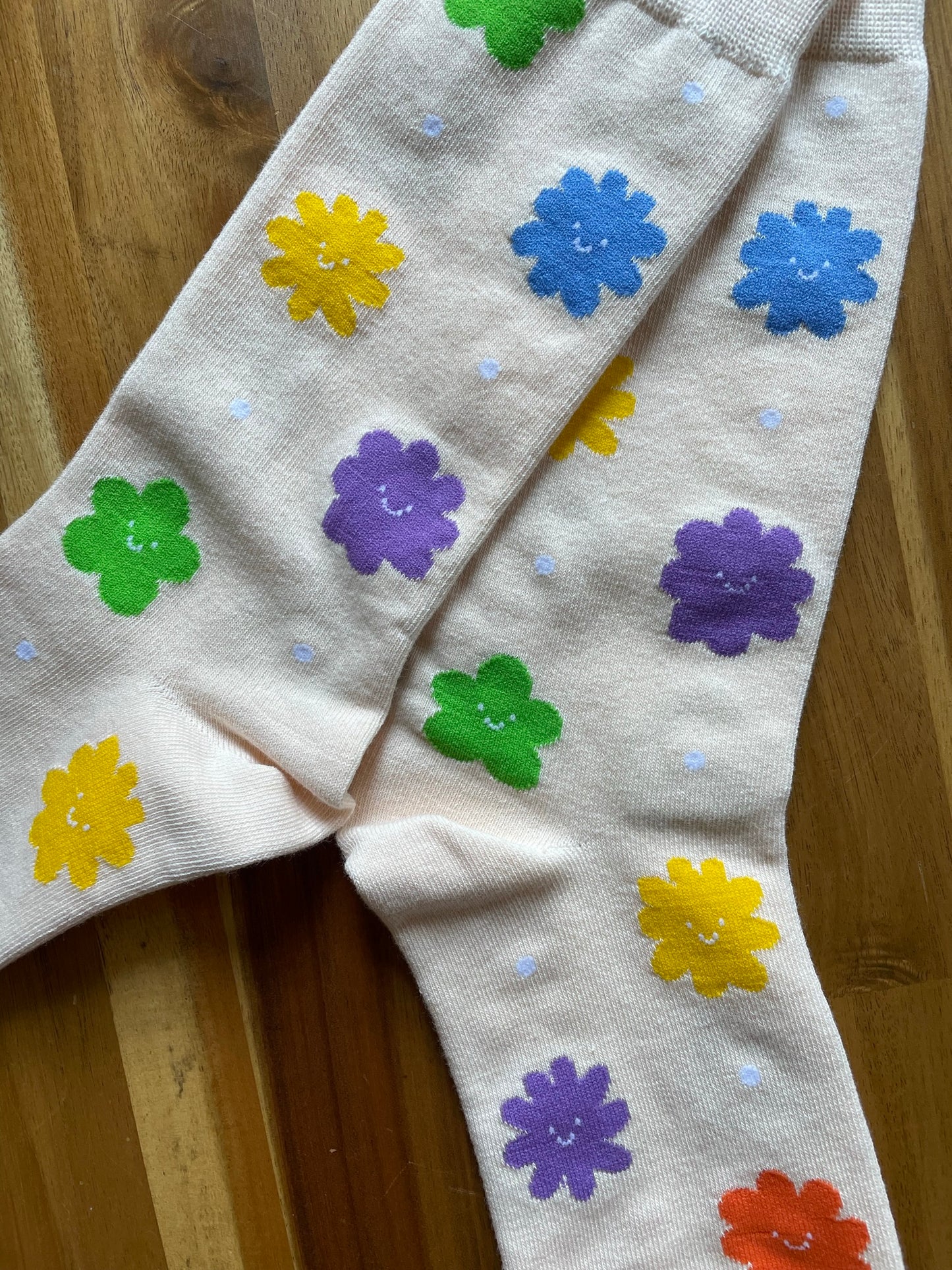 Happy Flower Socks