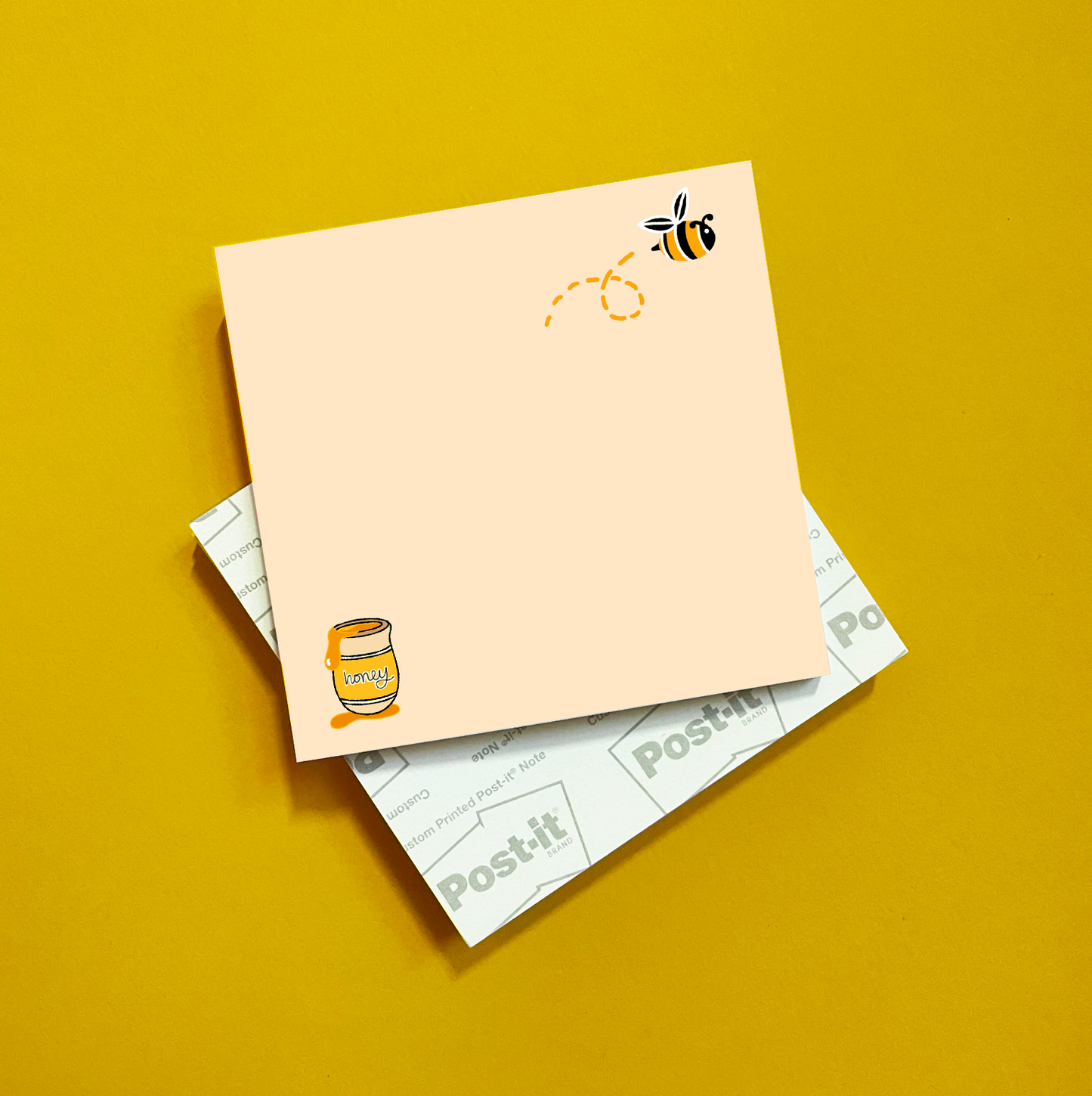 Honey Bee & Honey Pot Sticky Notes