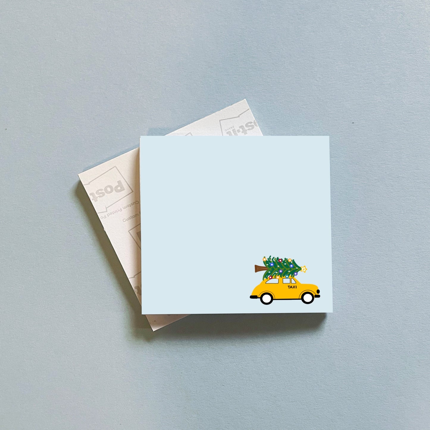 Taxi Cab Christmas Tree Sticky Notes