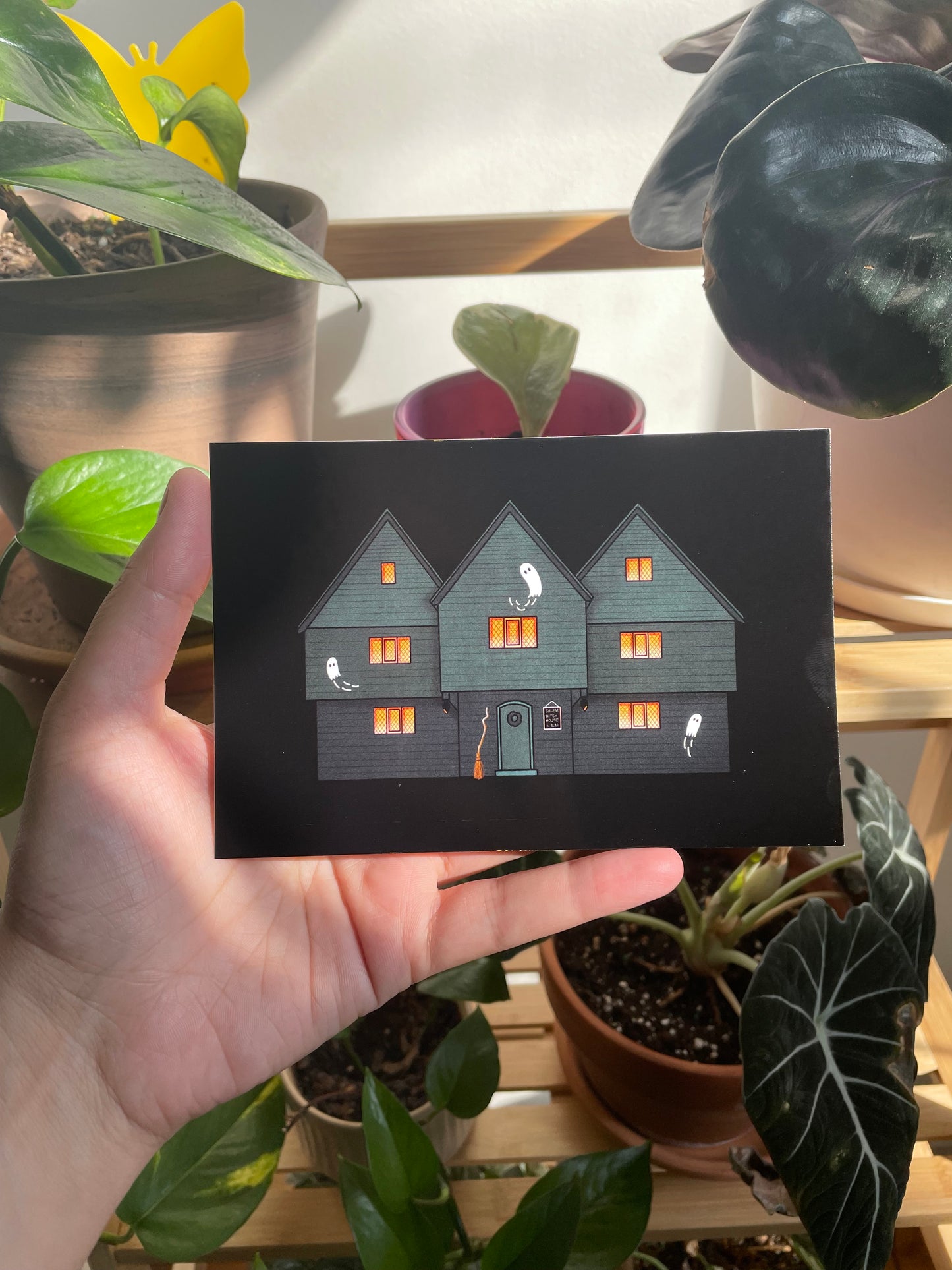 Salem Witch House Print, Witch House Art
