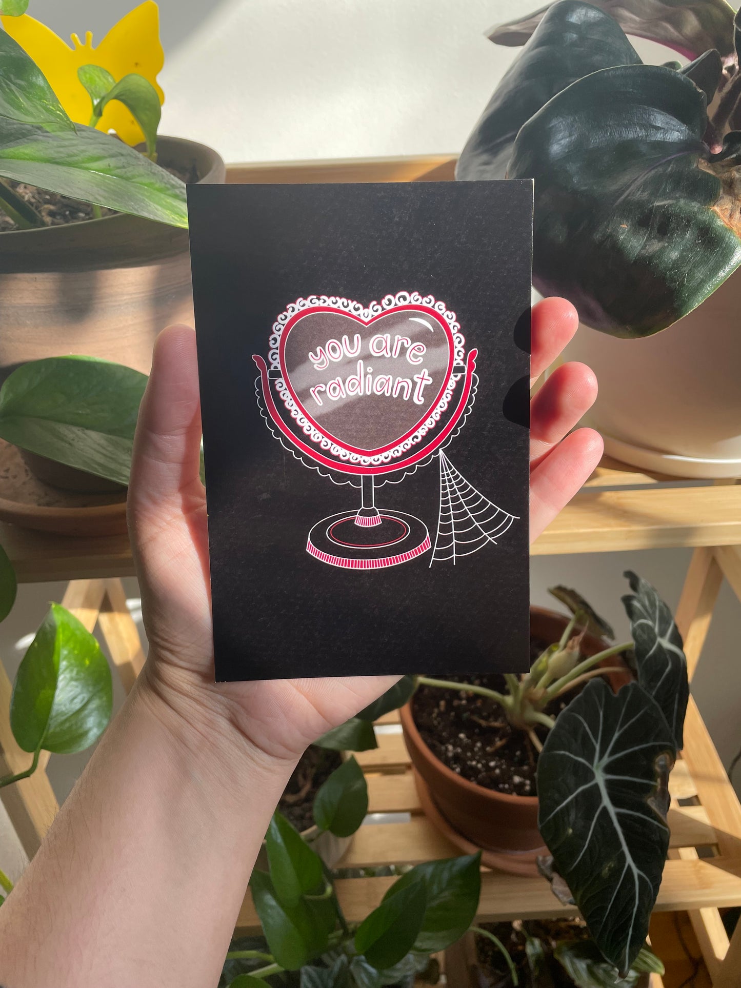 You Are Radiant, Gothic Heart Mirror