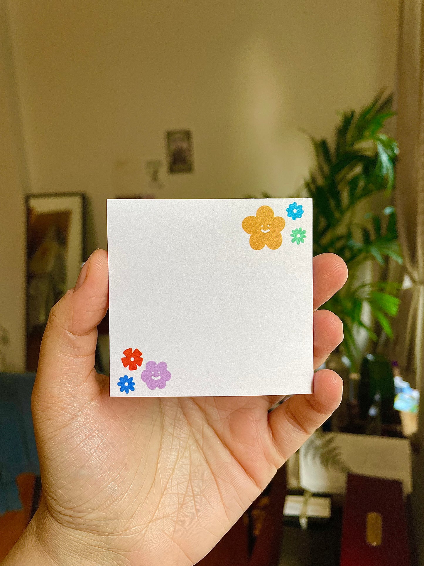 Smiley Flower Sticky Notes