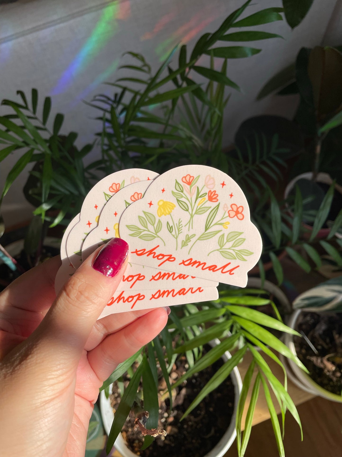 Shop Small Floral Sticker
