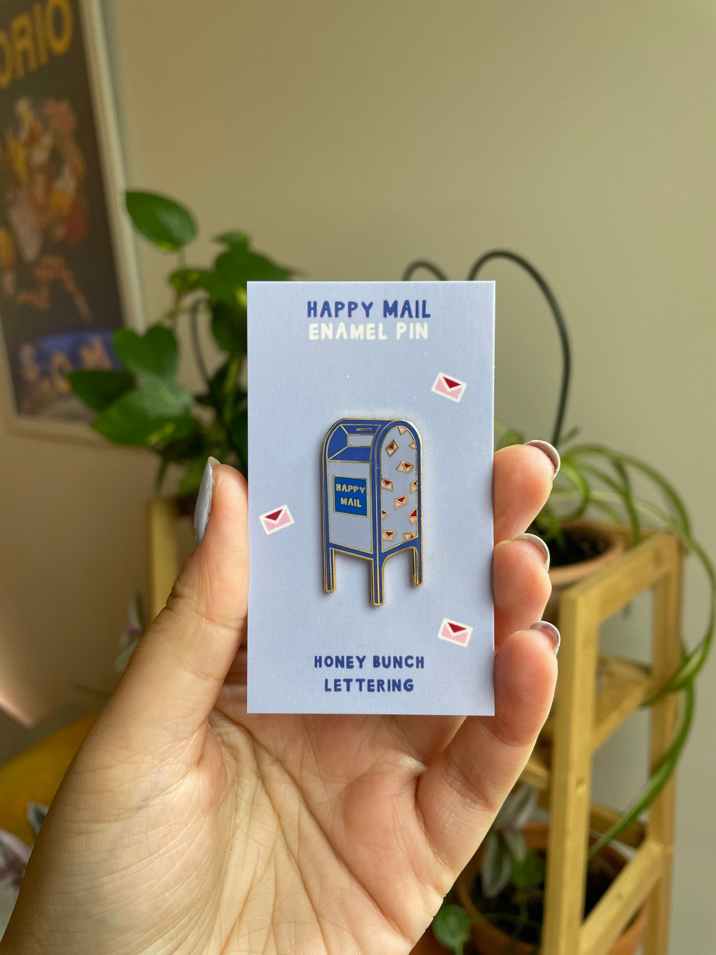 Happy Mail Enamel Pin