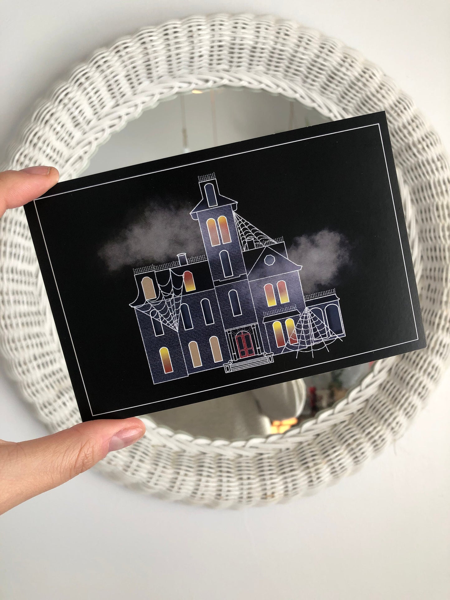 Addams Family House Art Print, Addams Family Print