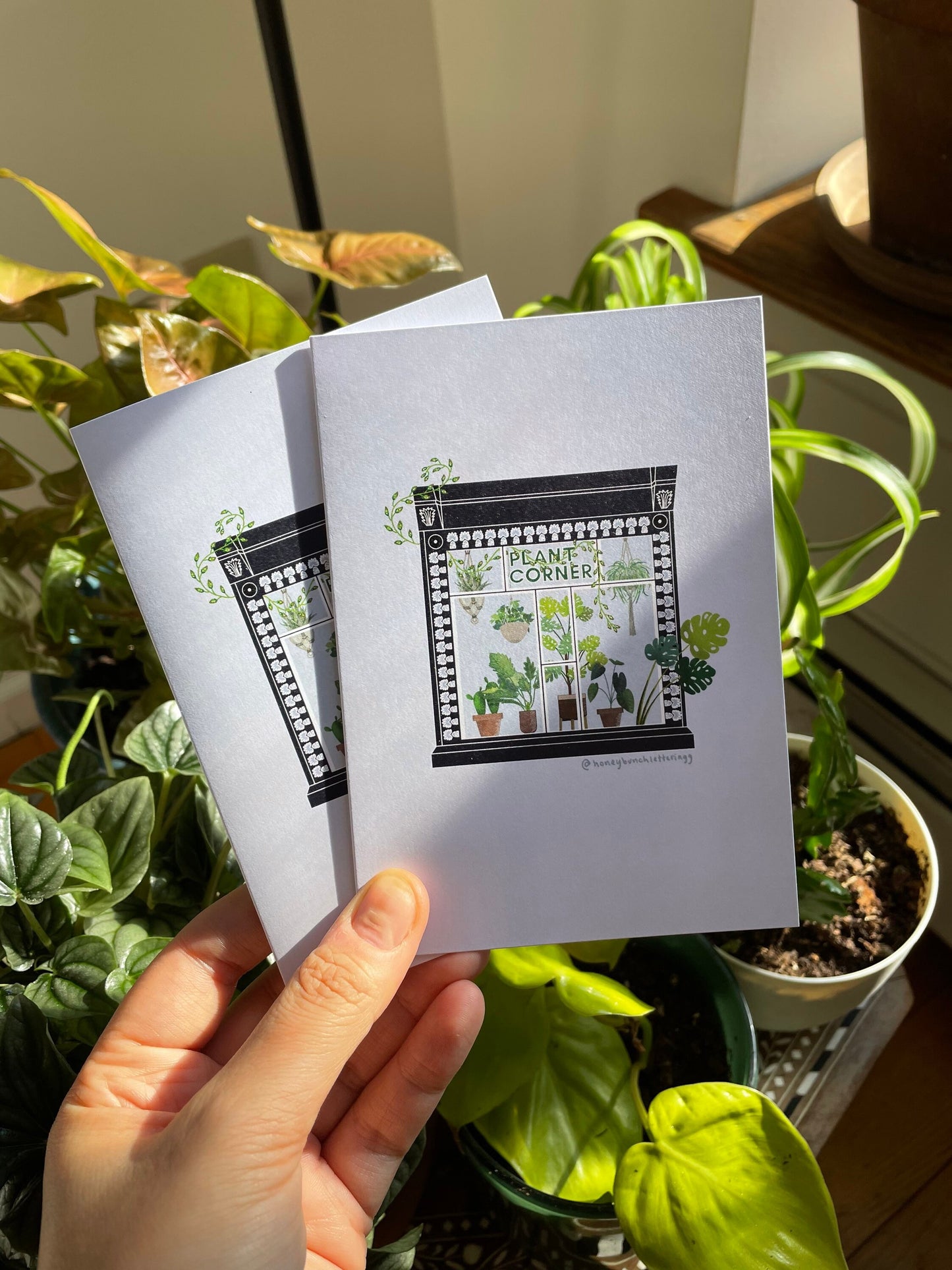 Plant Corner - Plant Card, NYC Storefront Card