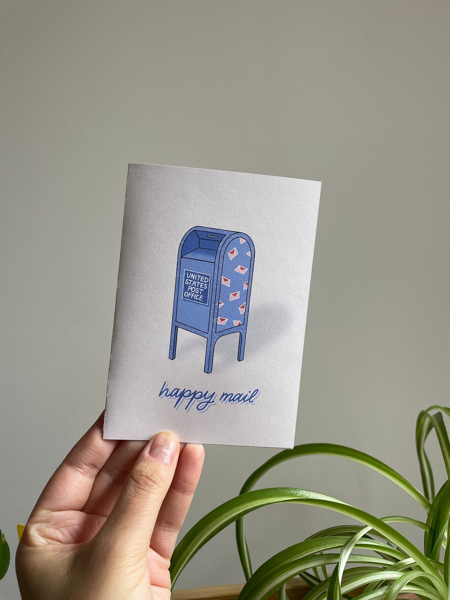 Happy Mail Greeting Card, Cute Card