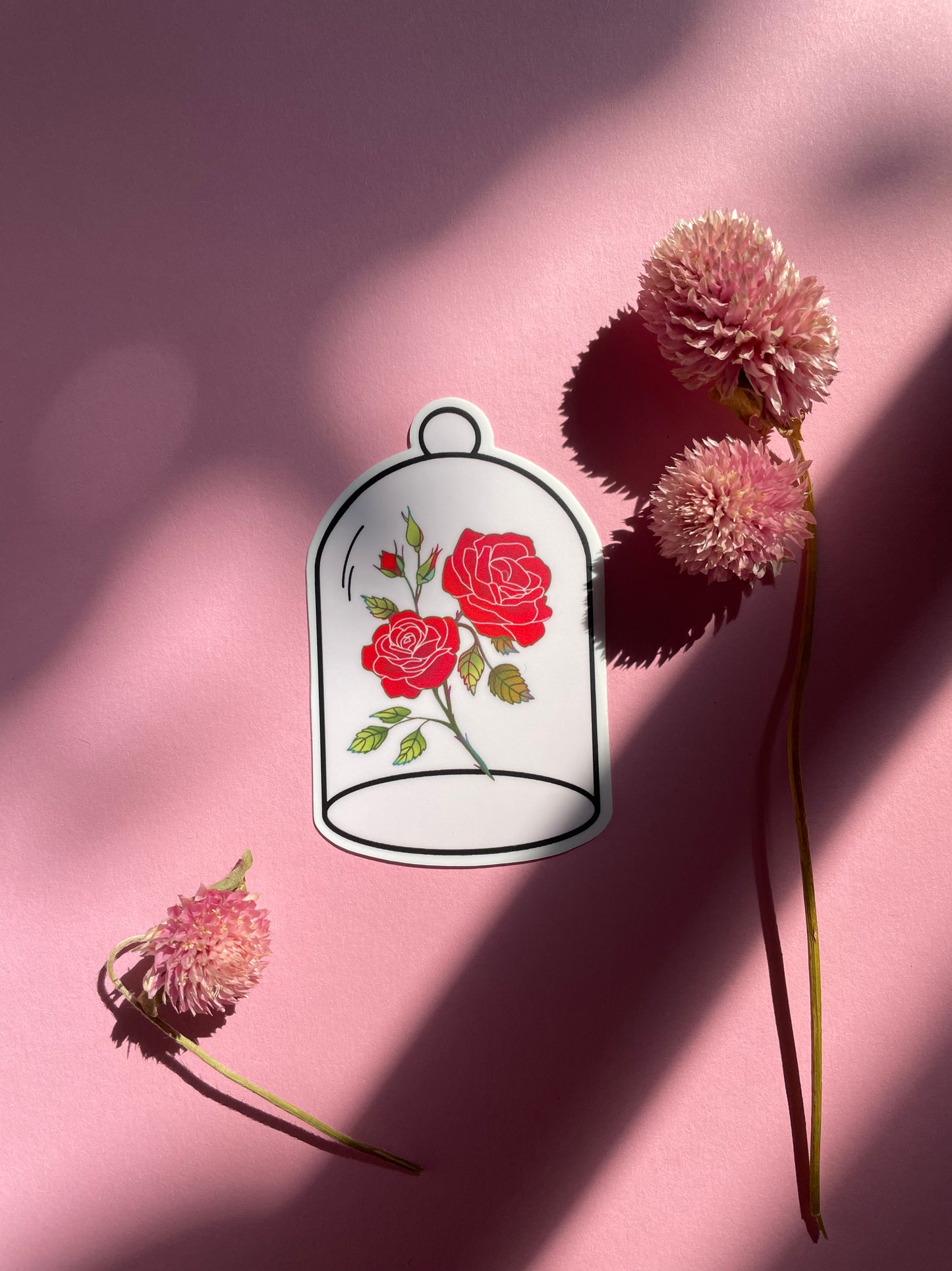 Rose Cloche Sticker