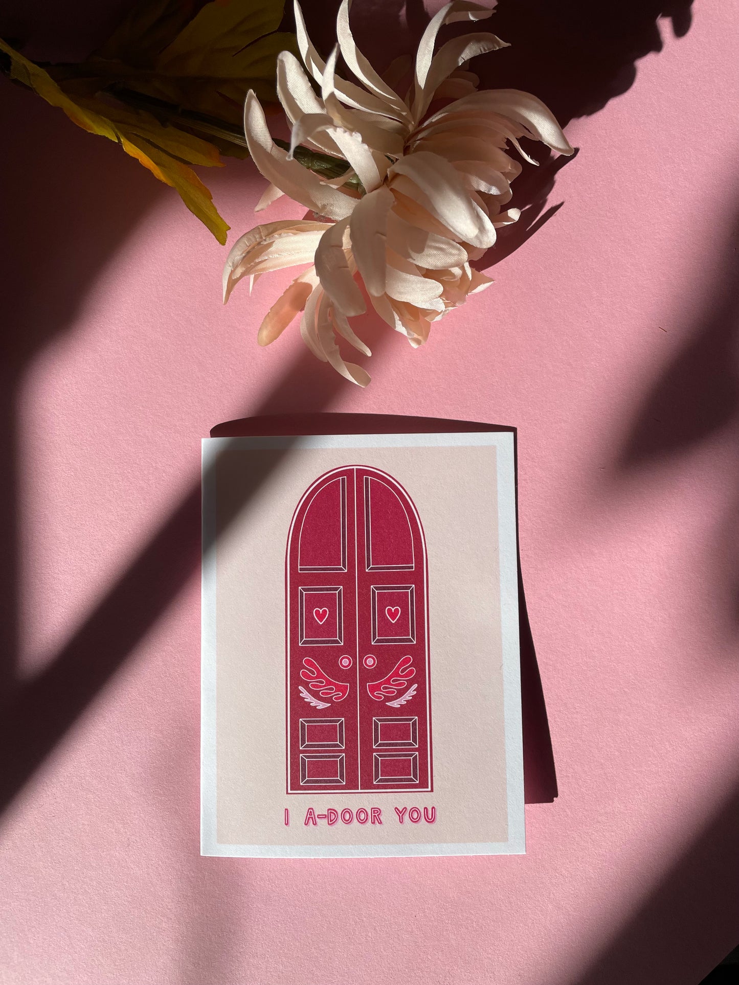 I A-Door You, Valentine’s Card, Love Card