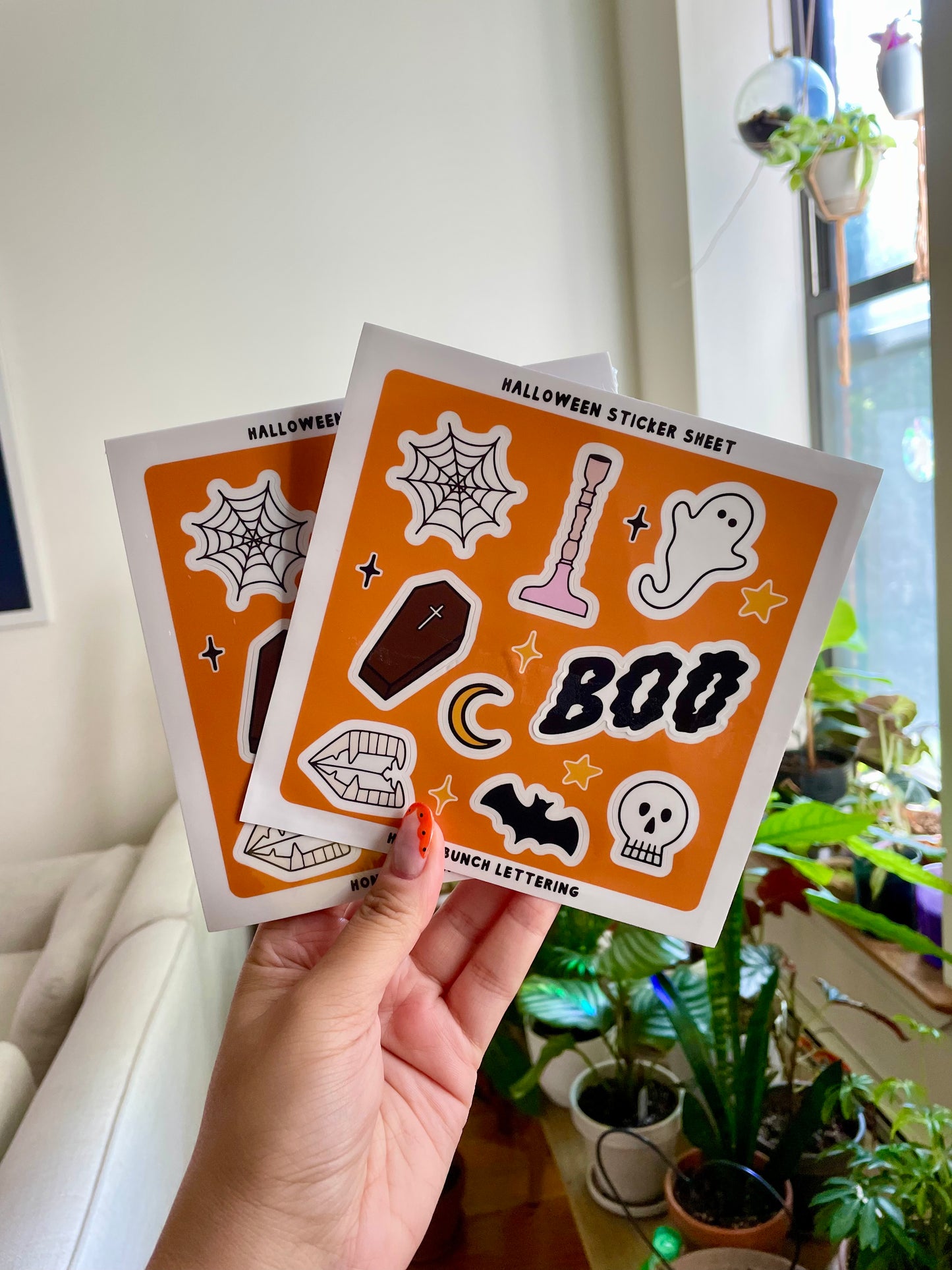 Cute & Spooky Halloween Sticker Sheet