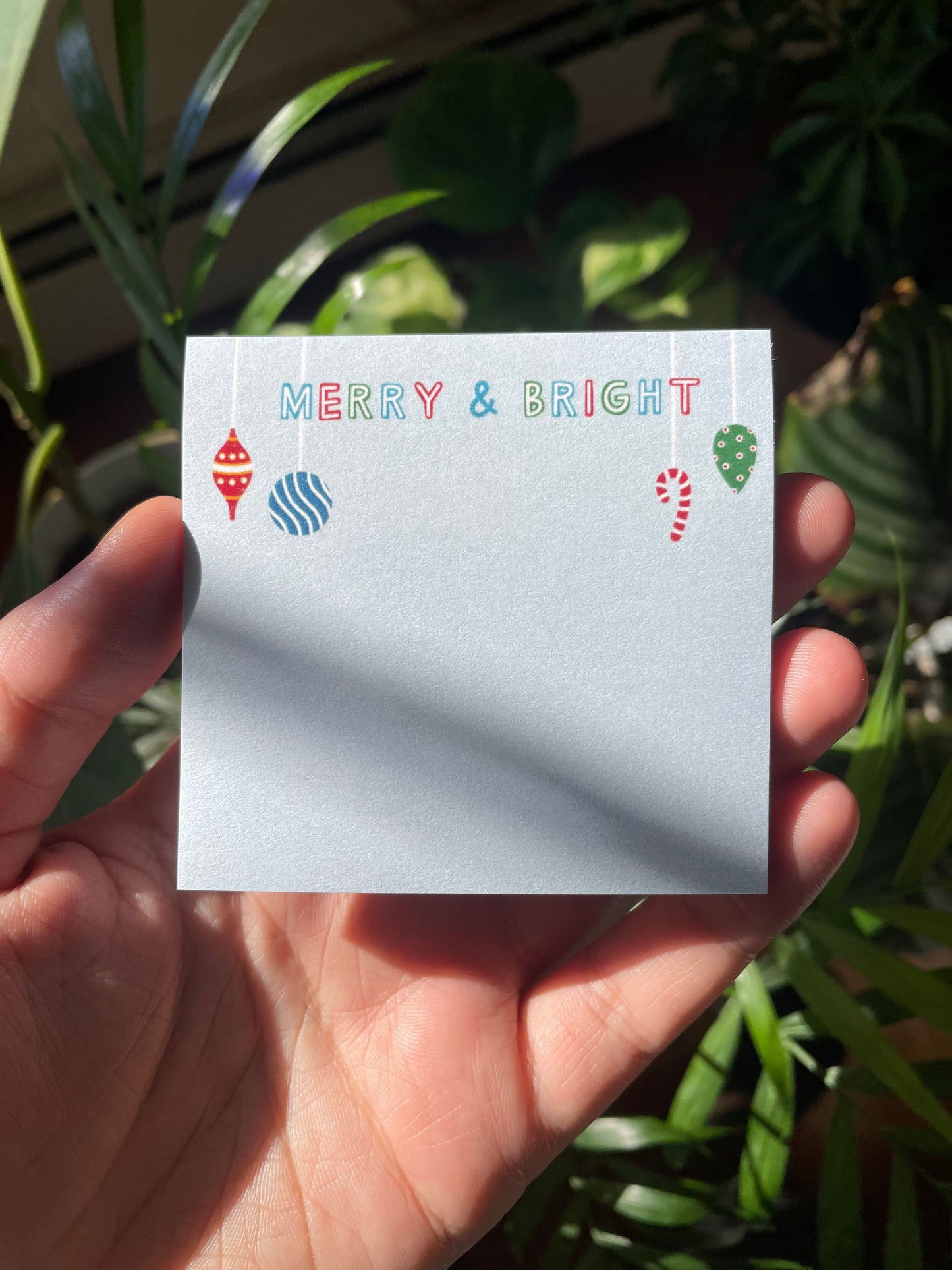 Merry and Bright Sticky Notes