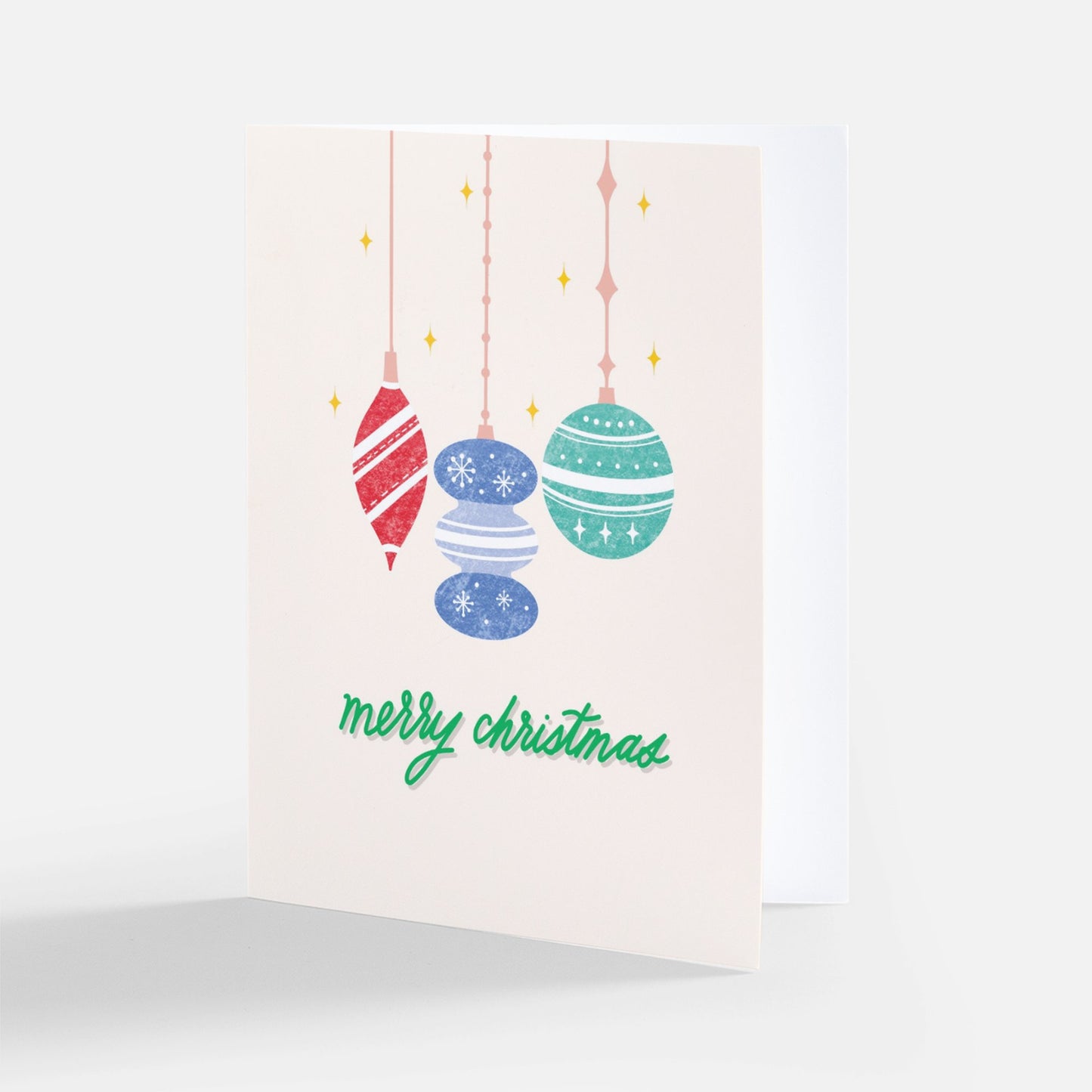 Ornaments Christmas Card