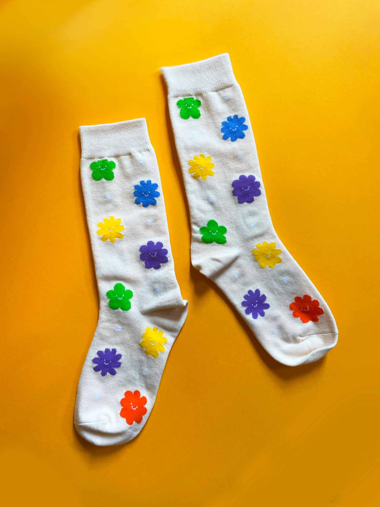 Happy Flower Socks