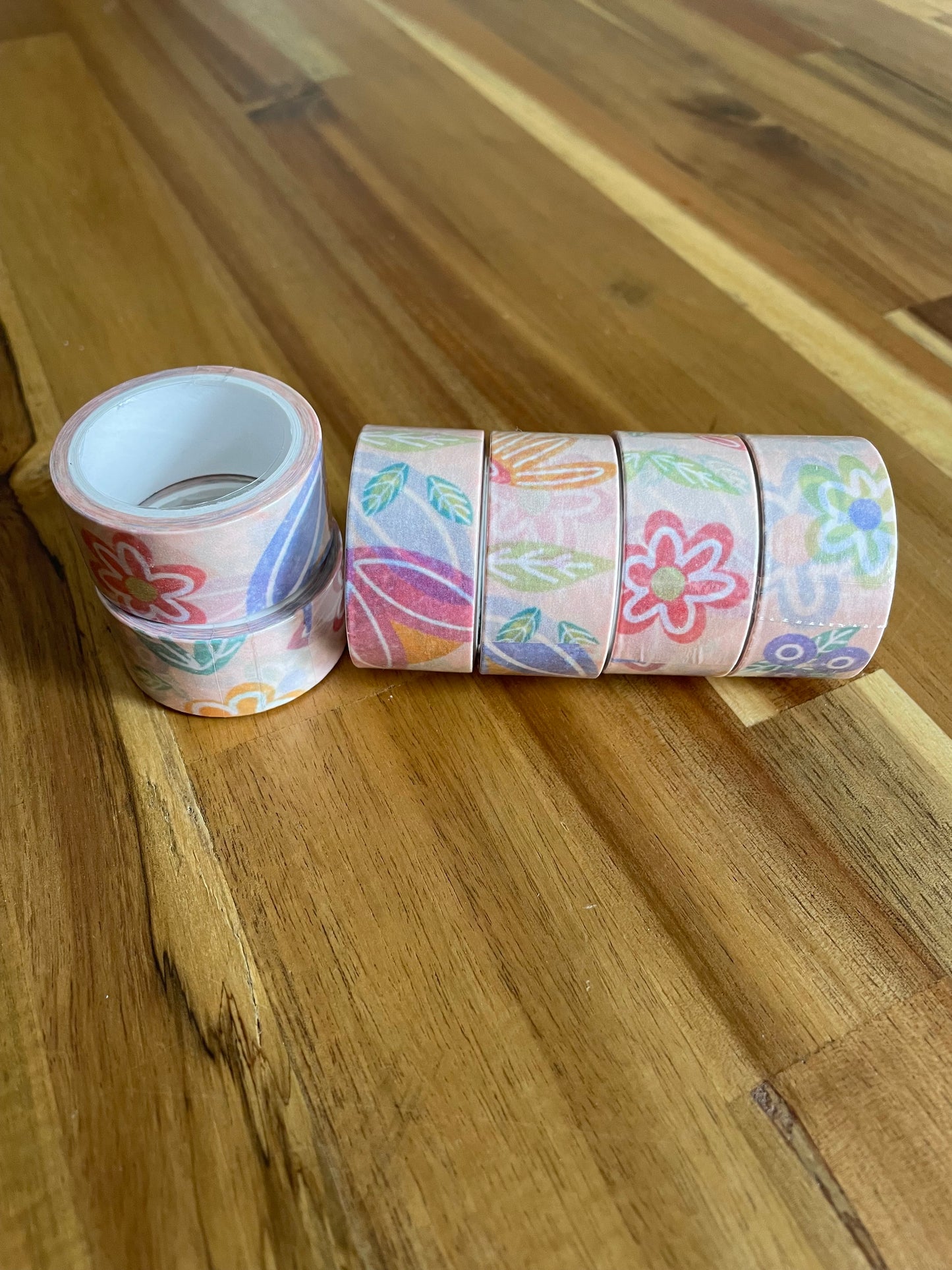 Washi Tape - Spring Pattern, Floral Washi Tape