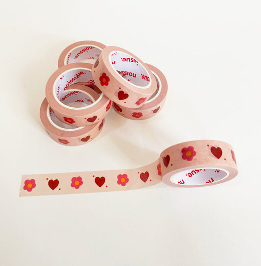 Cute Heart Washi Tape
