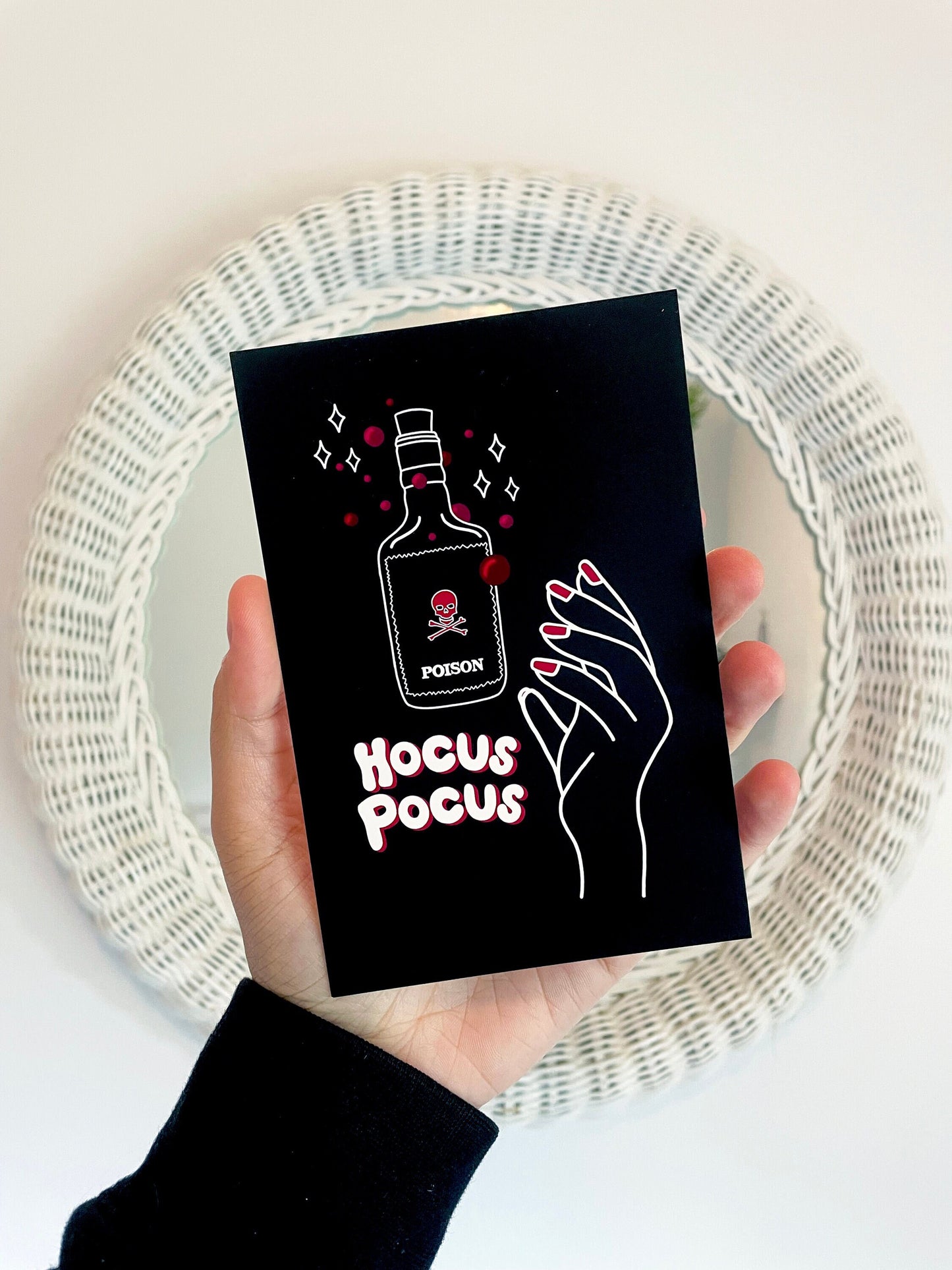 Hocus Pocus - Witch Print, Spooky Halloween Art