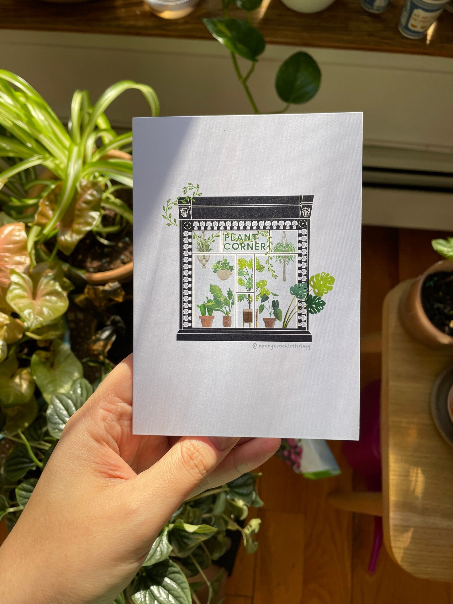Plant Corner - Plant Card, NYC Storefront Card