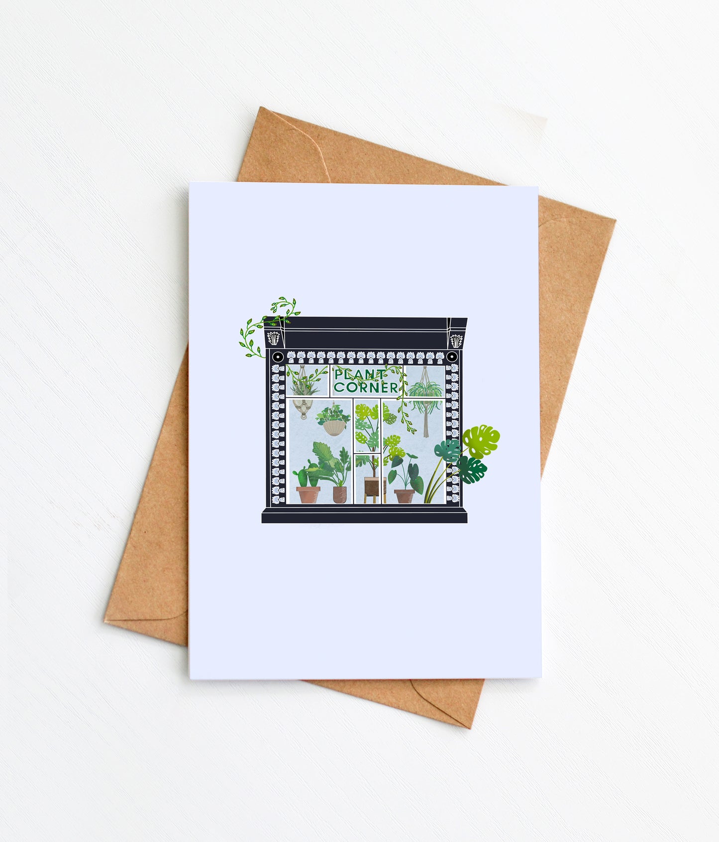 Plant Corner - Plant Card, NYC Storefront Card